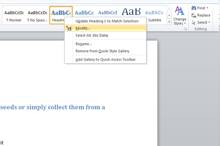 What are Styles and how do you use them in Word 2007 and 2010?