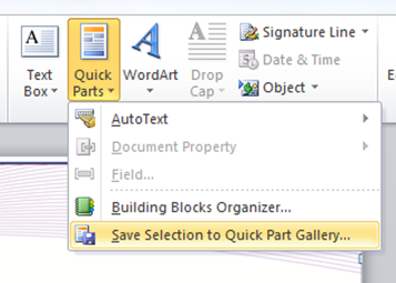 How to Create and Use Building Blocks in Word - Acuity Training