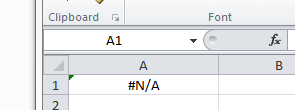 Excel For SEO - Appendix 1 - 11 - #NA Error