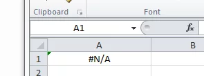 Excel For SEO - Appendix 1 - 11 - #NA Error