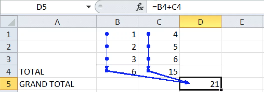 Excel For SEO - Appendix 1 - 16 - Precedent Cells Two Clicks
