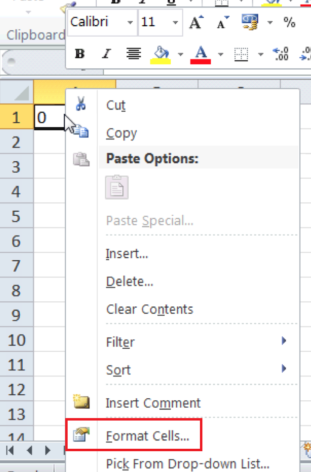 Excel For SEO - Appendix 1 - 21 - Change Cell Formatting To General 1