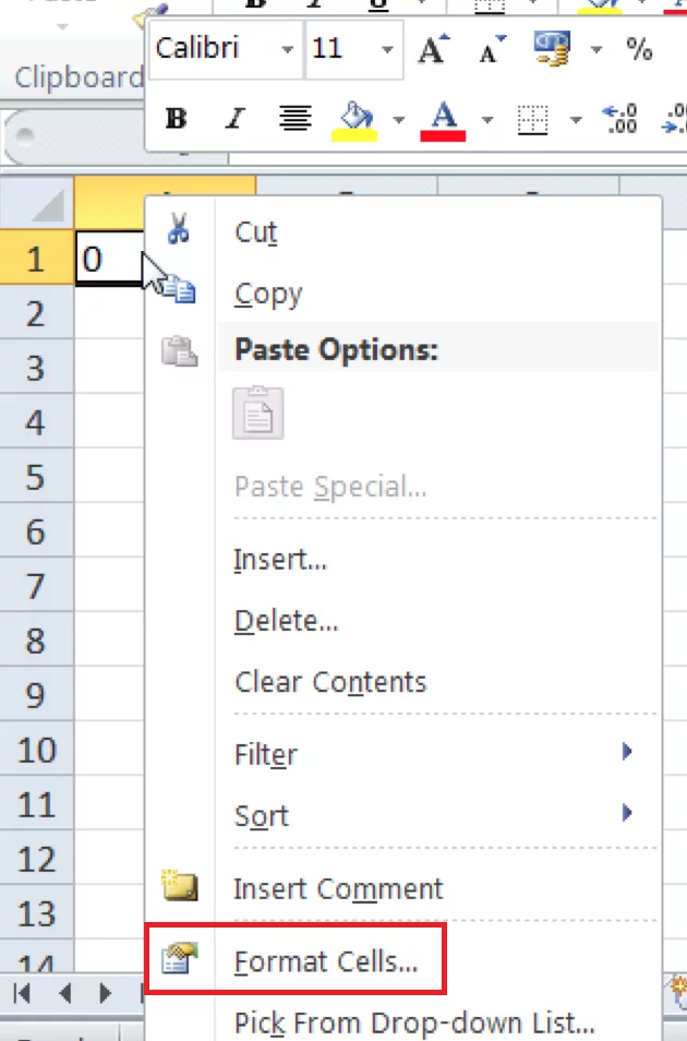 Excel For SEO - Appendix 1 - 21 - Change Cell Formatting To General 1