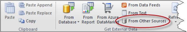Ch 2 - 10 - Excel PowerPivot Data From Other Sources