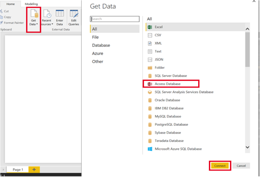 Ch 2 - 7 Excel PowerBI Database Access Get Screen