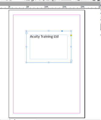 Adobe Indesign How To Add A Margin To The Inside Of A Framed Box