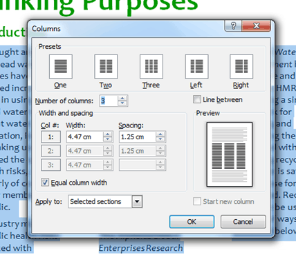 Microsoft Word How To Create Columns For A Newsletter In Word Microsoft Word How To Create Columns For A Newsletter In Word