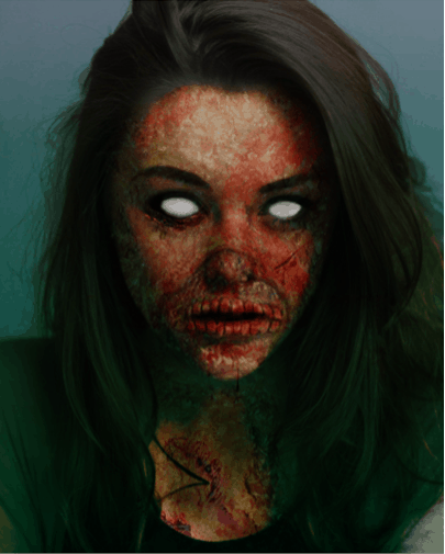 Picture of a zombie