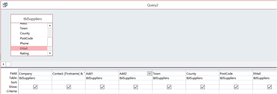 SQL Union Queries - 3 - Editing Query Dialogue In MS Access