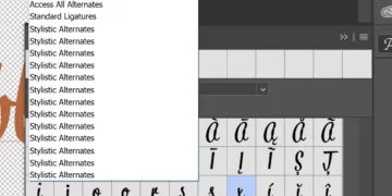 Selecting Entire Fonts In Photoshop