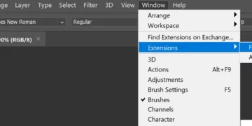 Finding The Fontself Extension In Adobe Photoshop