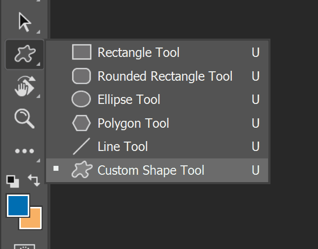 Selecting The Rectangle Tool