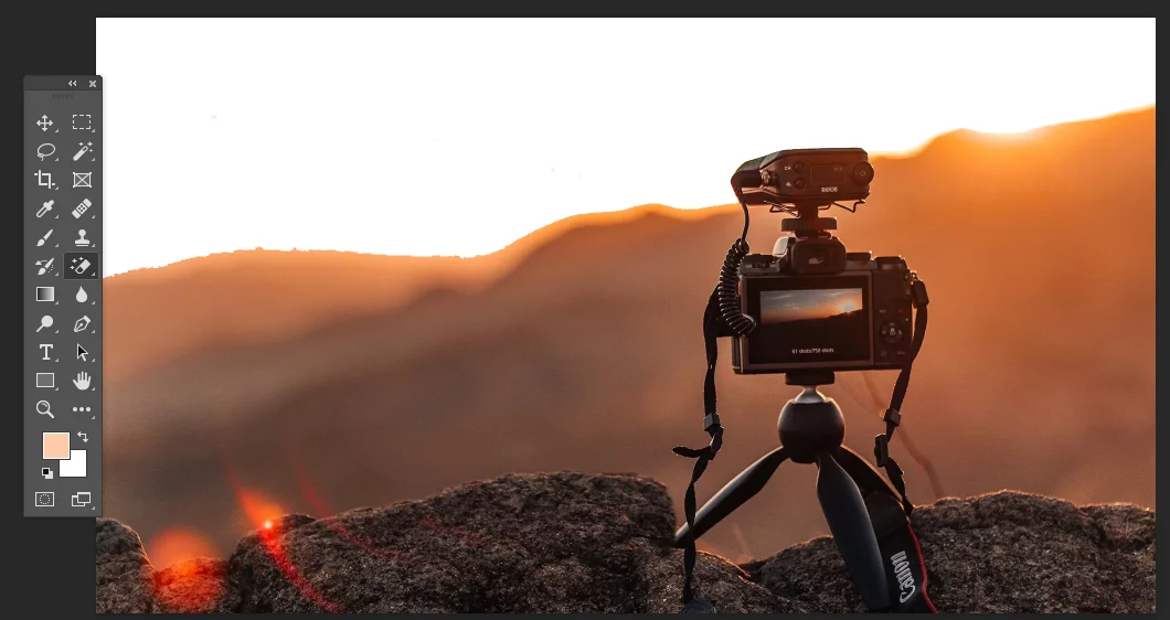 Image after background erased