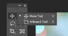 Move tool in the toolbar