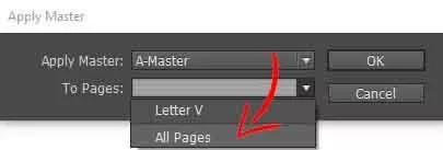 Applying A Master Page To All Pages
