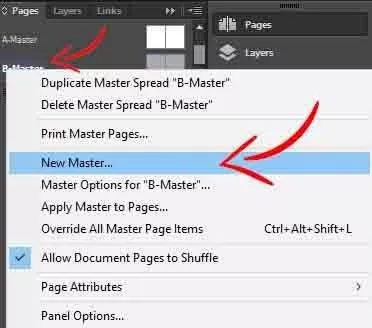 Creating A New Master Document Manually