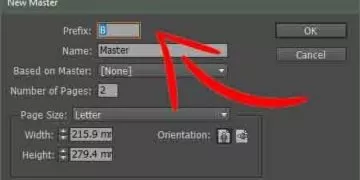 Selecting Preferences For A Master Page