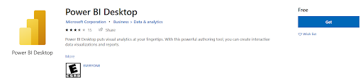 Step 2 - Obtaining Power BI Desktop from the Microsoft Store