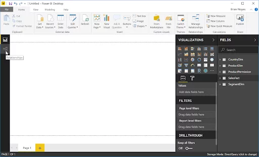 Step 8 The Power BI Reports Screen