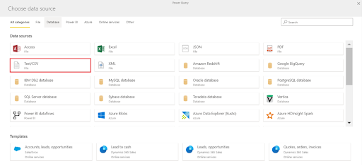 Uploading Data For Analysis