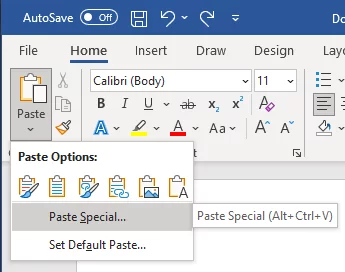 Microsoft Excel: How To Insert An Excel Chart In A Word Document