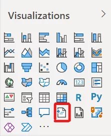 Selecting Smart Narrative In The Visualisations Pane