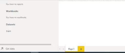 Adding a second page to a Power Bi report