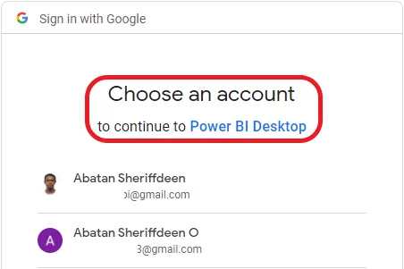 complete the sign-in procedure
