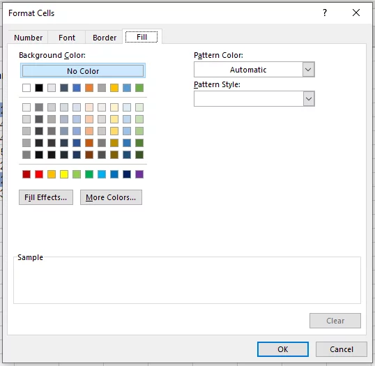The Custom Format settings