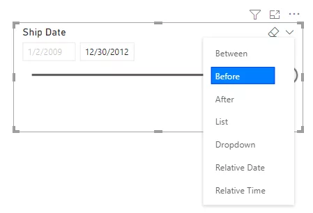 Setting Before Date Limit