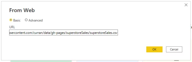 Enter the link to the Github page containing your CSV file