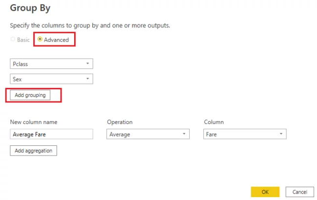use group by to group data using multiple columns