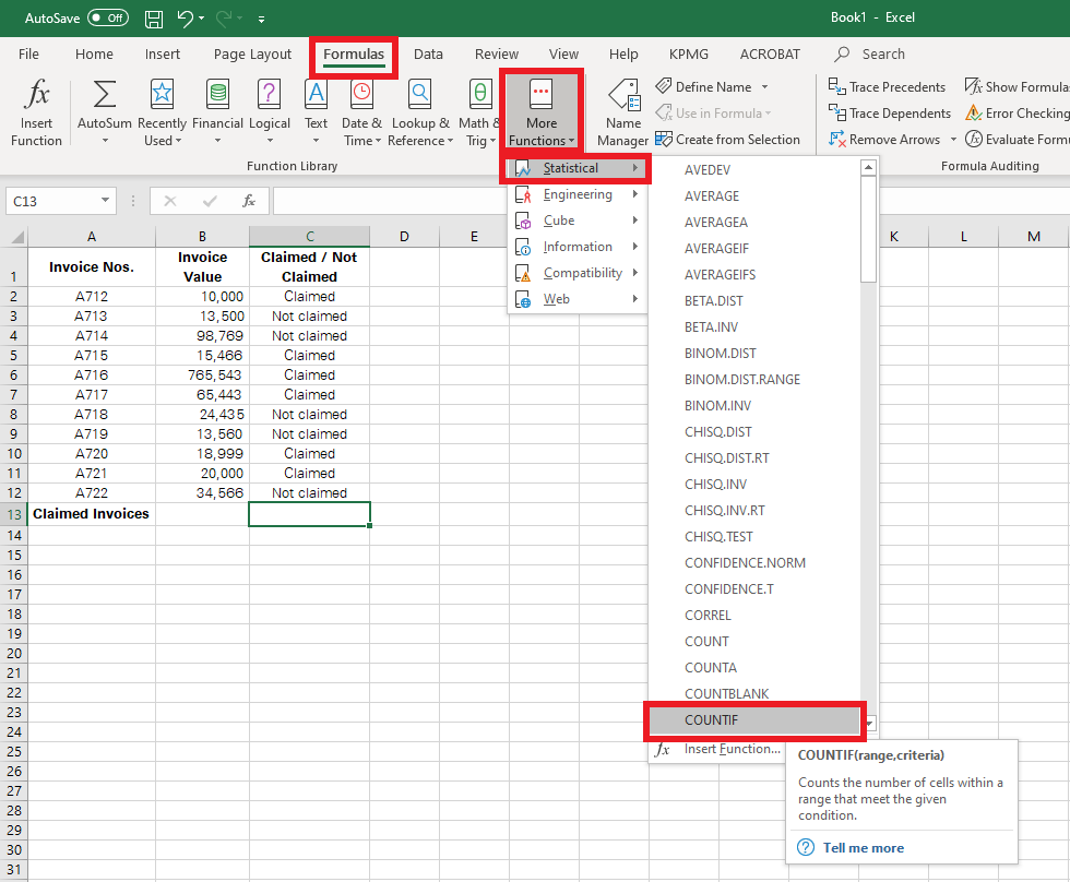 Quick Quide] Master The COUNTIF Function In Excel! - Acuity Training
