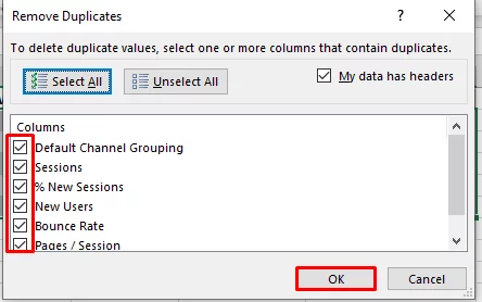 Excel For SEO - Basic Training Guide - Acuity Training