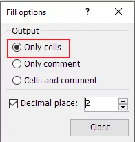 Choosing Only Cells