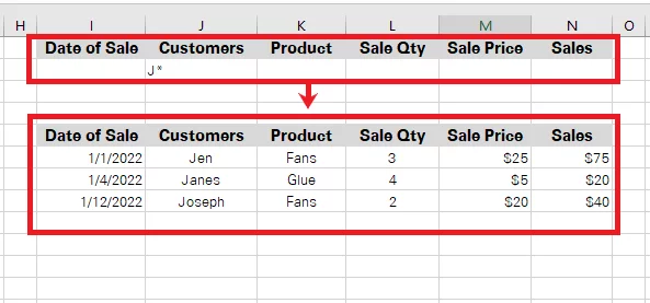 Transactions filtered based on a wildcard character