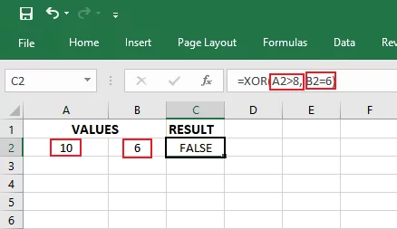 Applying XOR function to the source data.