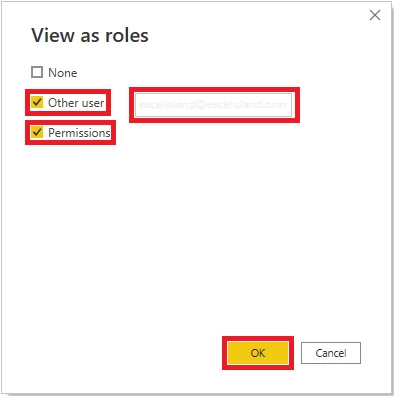 Validating and Verifying A Role - View as roles