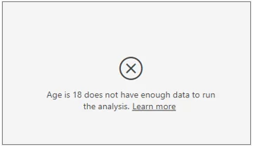 dataset is too small error messahe