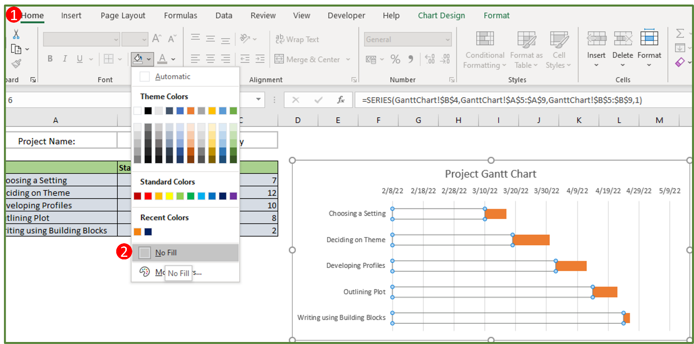Making A Gantt Chart In Excel (Quick & Easy!) - Acuity Training