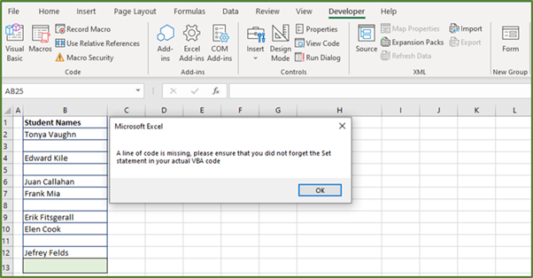 The COUNTA Function - Use It In Your Own VBA Code! - Acuity Training