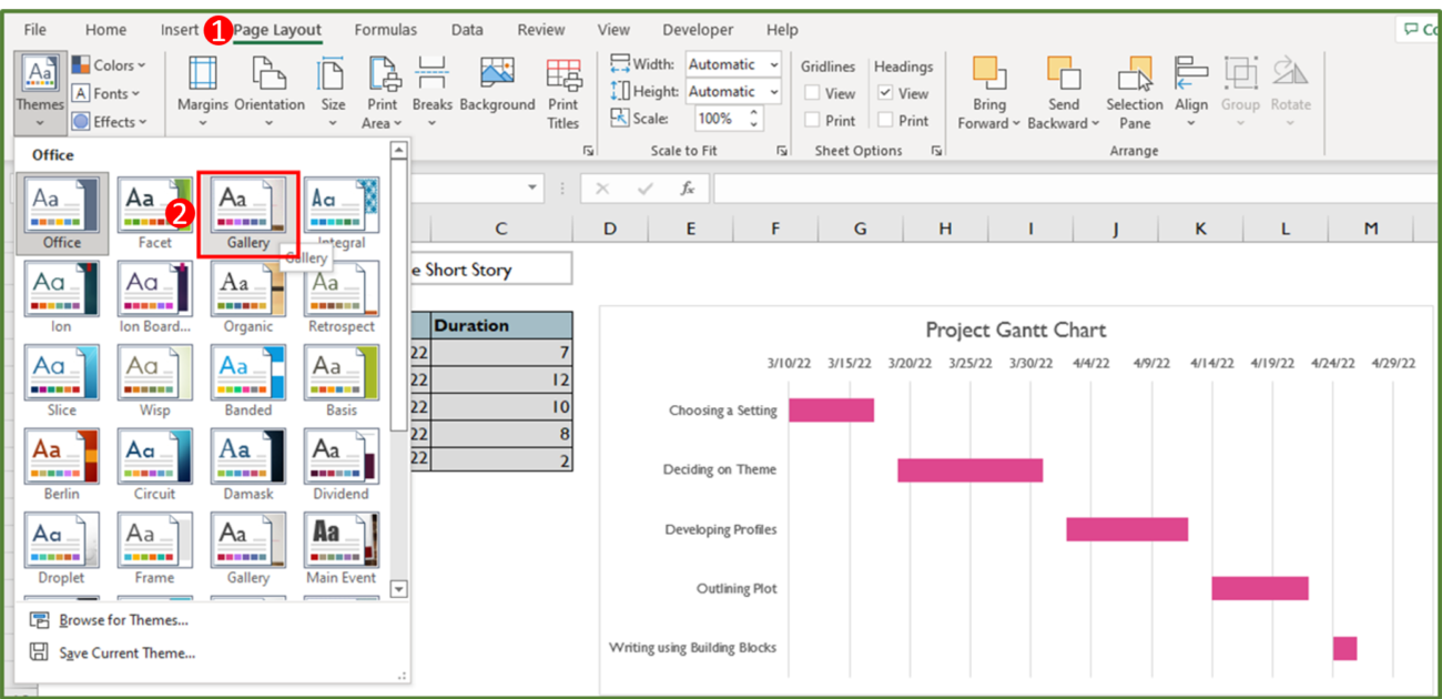 Making A Gantt Chart In Excel (Quick & Easy!) - Acuity Training