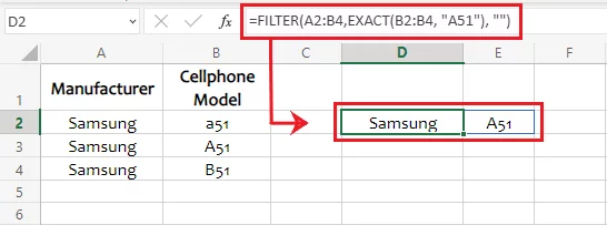 Excel filters out uppercase ‘A’ values only