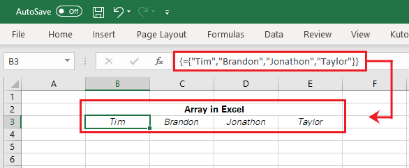 Excel creates a row