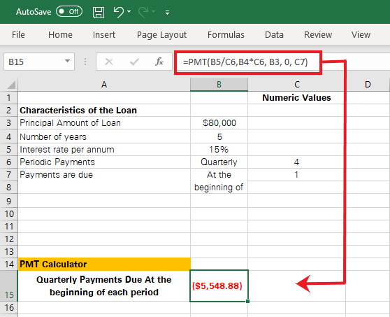PMT Calculator calculates payments for different loans