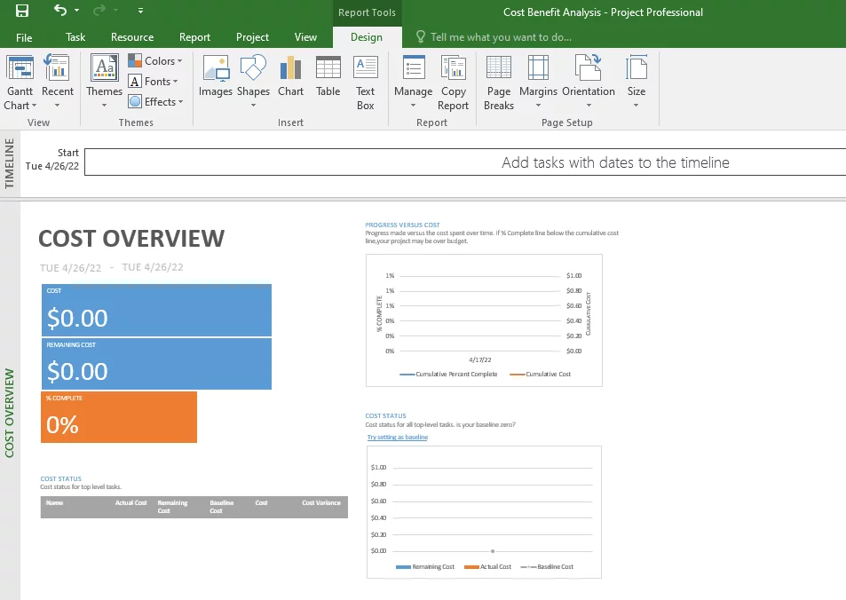cost benefit analysis project