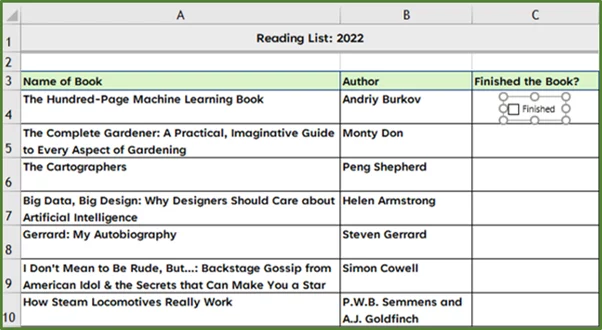 Screenshot showing the textbox resized and repositioned.