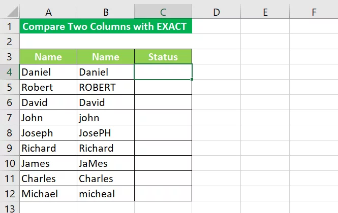 Compare Two Columns In Excel (Ultimate Guide!) - Acuity Training