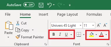 Applying other formatting options to checkmarks in Excel