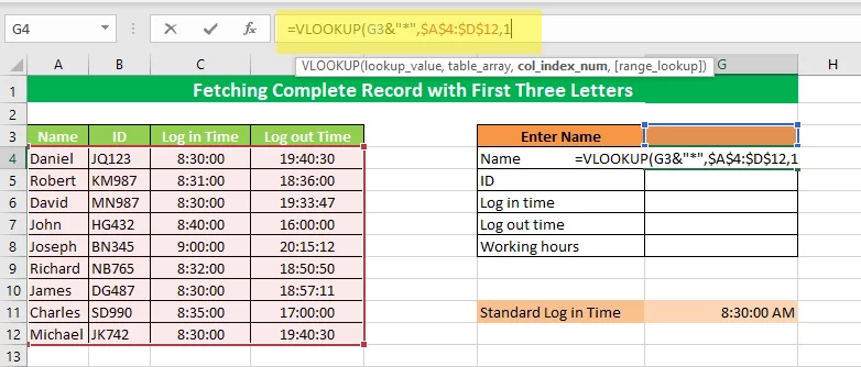 Selecting the Col_Ind_Num